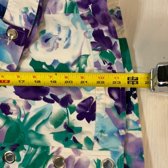 Drapers & Damons 3/4 sleeve floral jacket. Perfect for the summer. Lightweight. - Picture 5 of 7